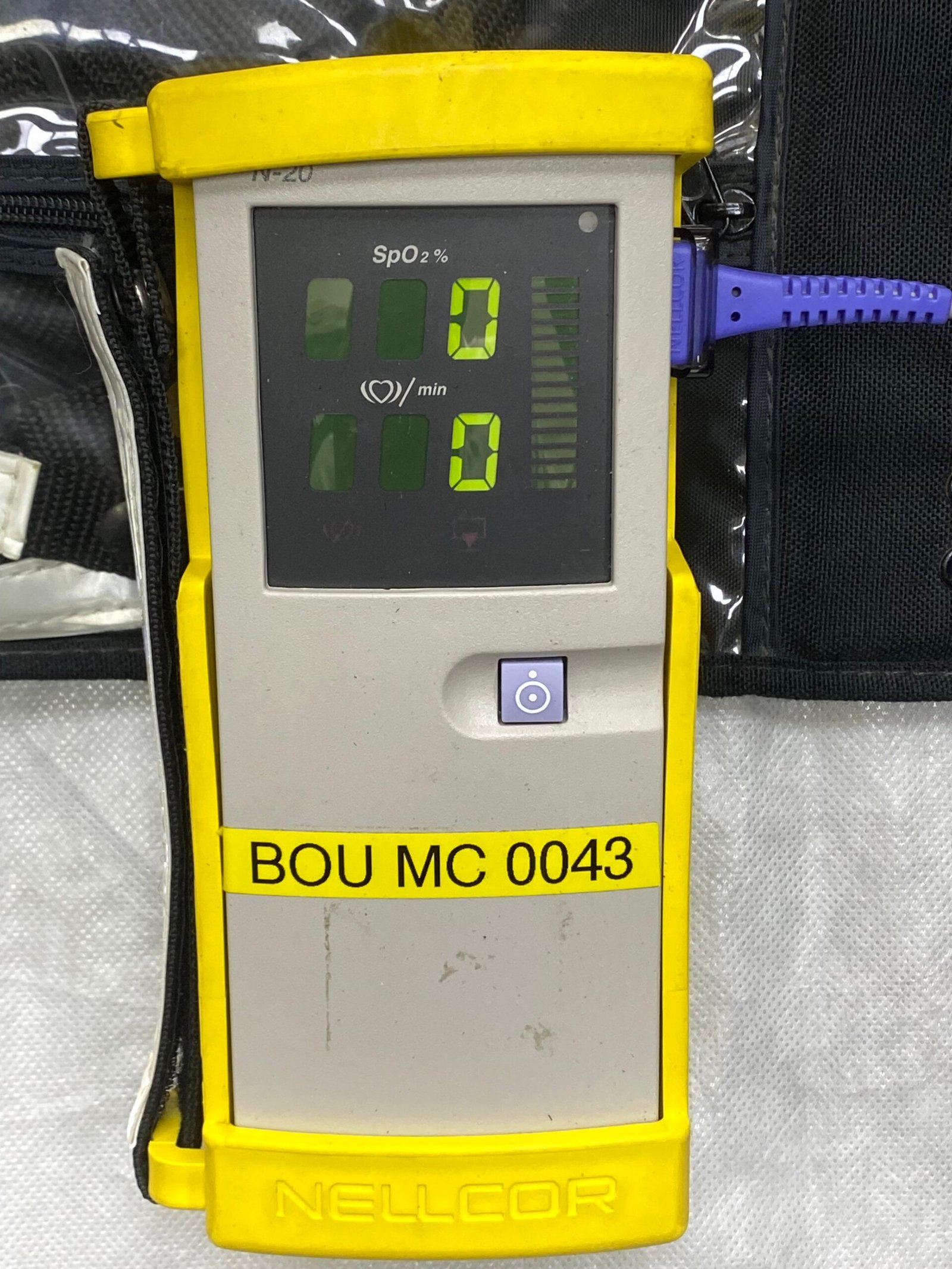 Nellcor OxiMax N-65 Handheld Pulse Oximeter Untested *No Sp02 Sensor/batteries