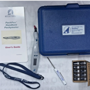 Accutome PachPen Handheld Pachymeter – Complete Kit w/ Case, Manual & Accessorie