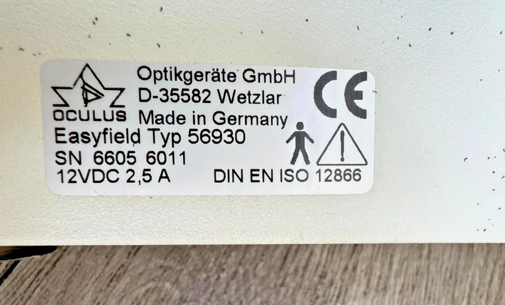 Oculus Easyfield Visual Field Analysis Perimeter - Image 12
