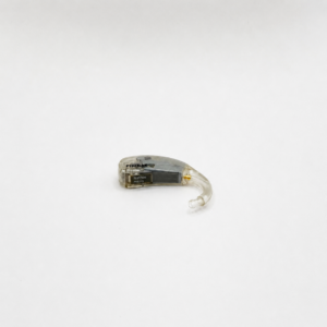 Refurbished Phonak Nathos Micro BTE Hearing Aid – Pure Transparent – Boxed