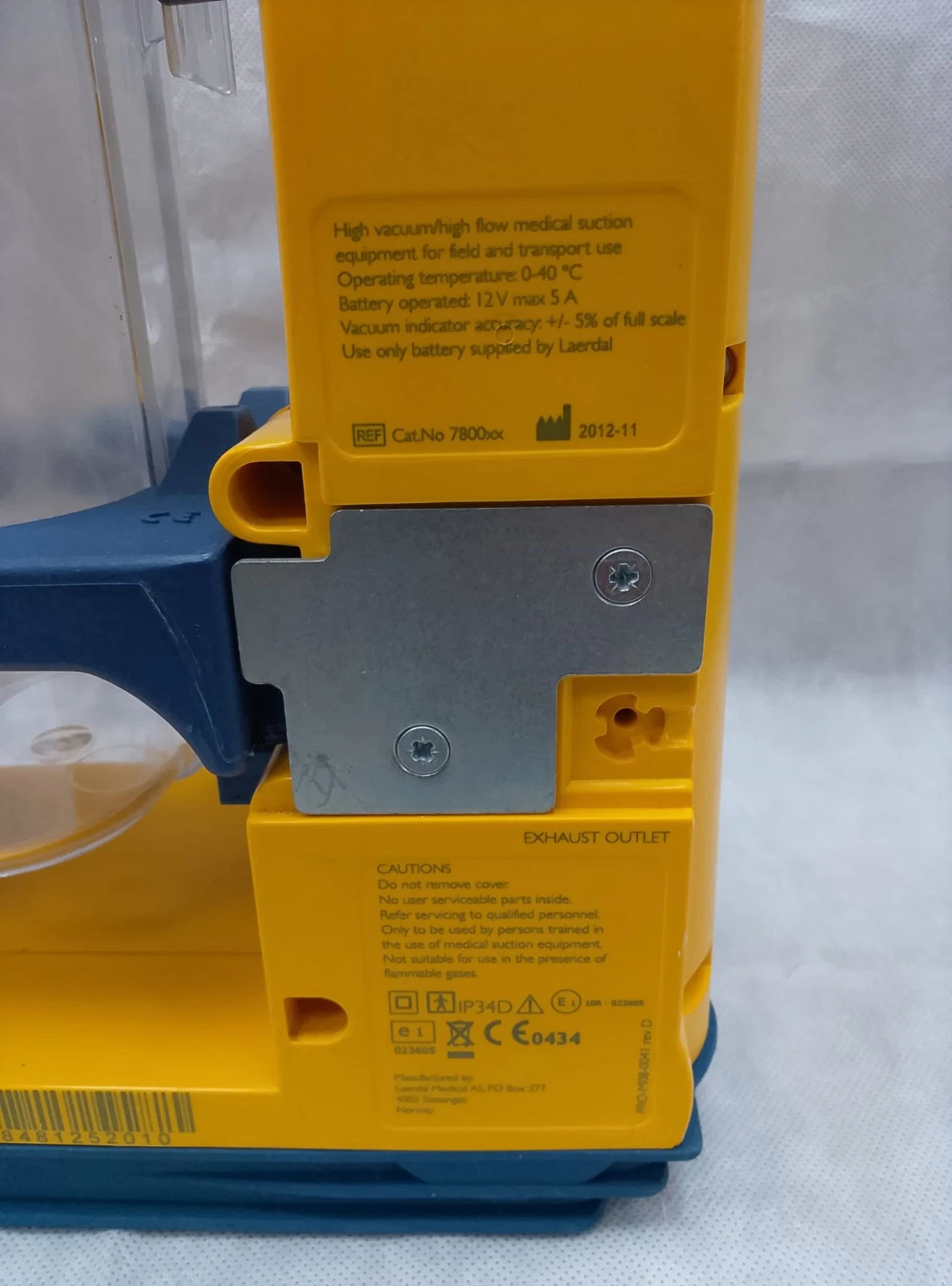 Laerdal LSU Portable Medical Suction Unit Aspirator with Power Cable - Image 3